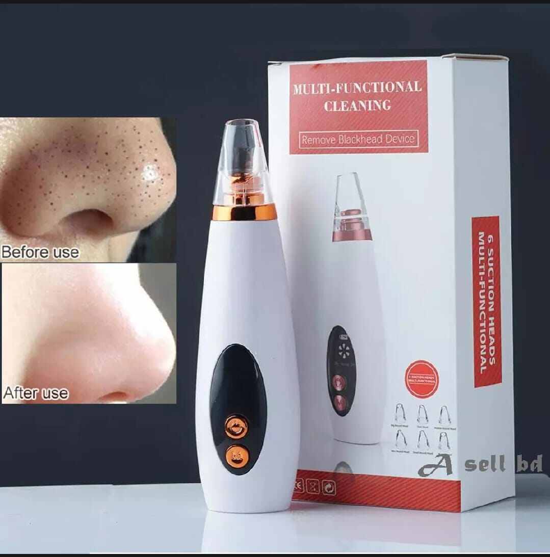 Picture of Rechargeable Electric Blackhead Vacuum Remover with Suction Heads