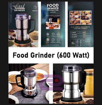 Picture of Bajaj 600W Stainless Steel Electric Grinder, Blender & Mixer-Black