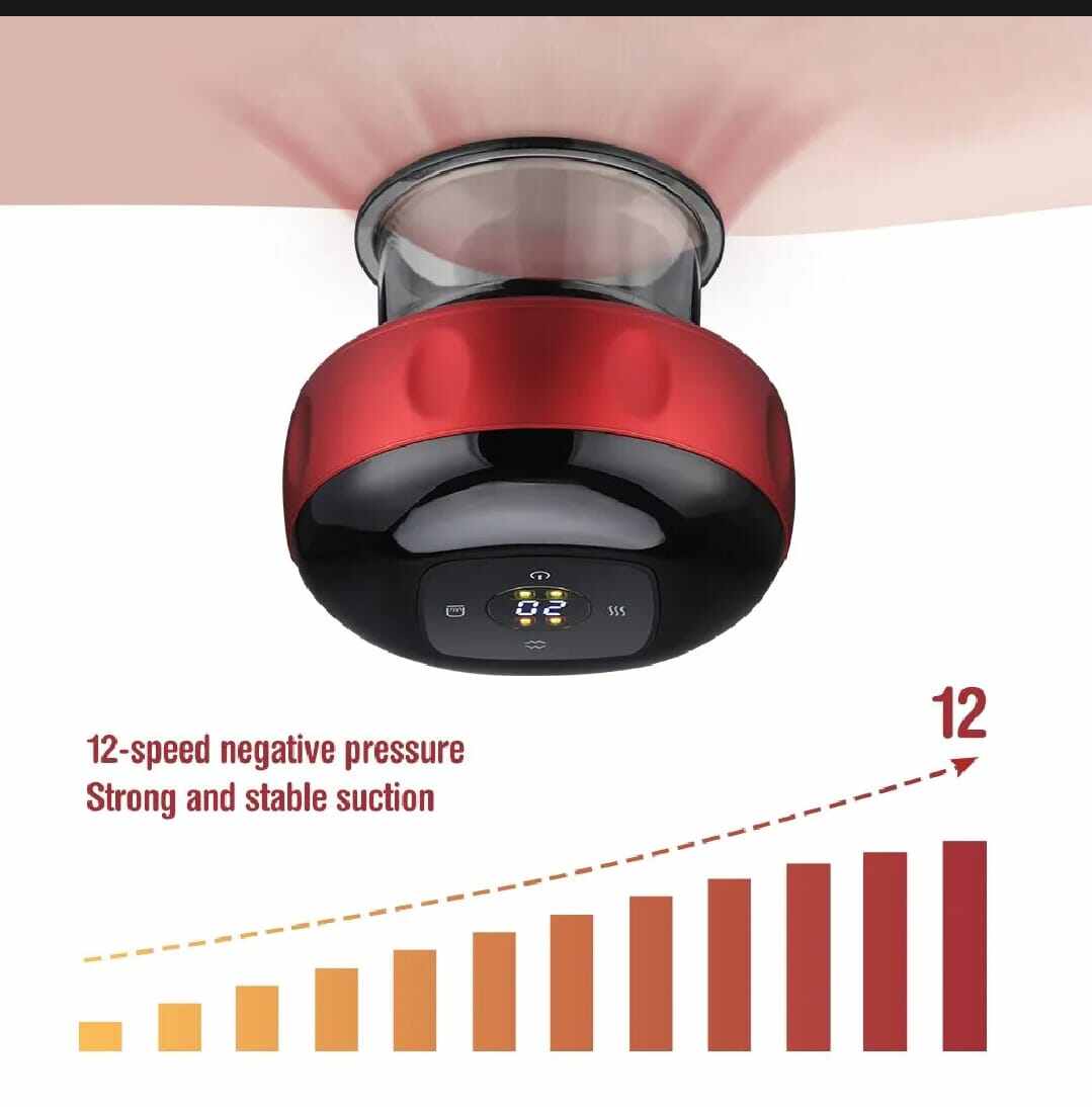 Picture of EMS Smart Vacuum Cupping Massager-Multicolor