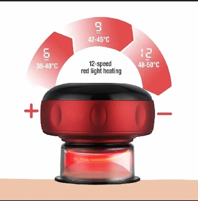 Picture of EMS Smart Vacuum Cupping Massager-Multicolor