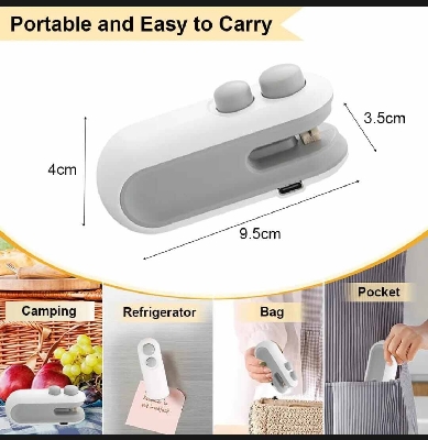 Picture of Mini Portable Handheld Plastic Bag Heat Sealer-Multicolor