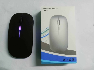 Picture of M2 Dual-Mode Bluetooth & 2.4G Rechargeable RGB Wireless Mouse-Black