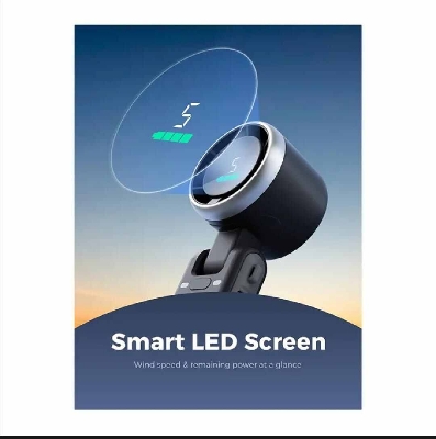 Picture of 5-Speed Handheld Turbo Fan with Up to 12-Hour Runtime-Black