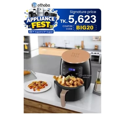 Picture of Prestige AIR FRYER 6 Liter Big Capacity 1400W High Power LCD touch control system Premium and High Quality AIR FRYER