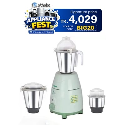 Picture of Jaipan Family Mate 1000W 3 Jars Juicer Mixer Grinder  (1 Year Brand Warranty) 