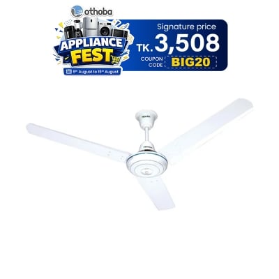 Picture of Click Crown Ceiling Fan 56'' White 