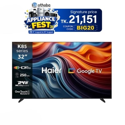 Picture of Haier 32" Bezel Less Google TV H32K85FX