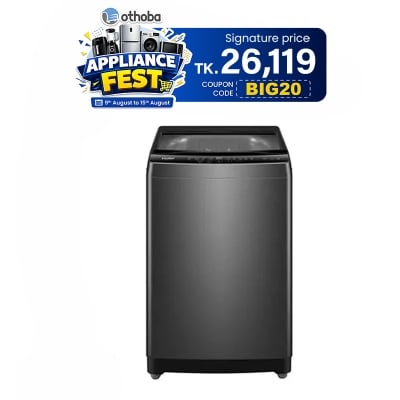 Picture of Haier 8Kg Top Loading Automatic Washing Machine (HWM80-316S6) Starry Silver