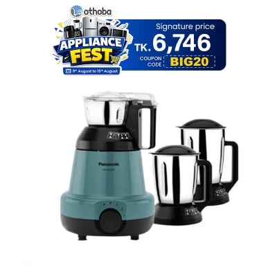 Picture of Panasonic 900Watt Mixer Grinder 3 in 1 Blue (MX-GC3550)