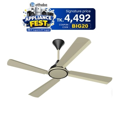 Picture of Conion 56" 4 Blades Signature Ceiling Fan Shiny Cream