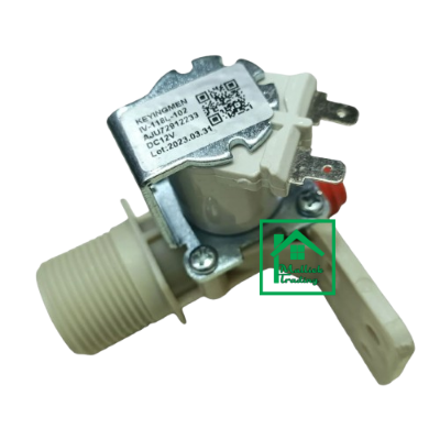 Single Water Inlet/feed Valve Grey compatible for SAMSUNG Top Load Washing Machine 2 Pin 220/230V Water Inlet Valve, for Samsung and LG Washing Machine, Solenoid Valve. Inlet valve. 12 VDC