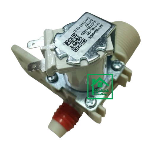 Single Water Inlet/feed Valve Grey compatible for SAMSUNG Top Load Washing Machine 2 Pin 220/230V Water Inlet Valve, for Samsung and LG Washing Machine, Solenoid Valve. Inlet valve. 12 VDC