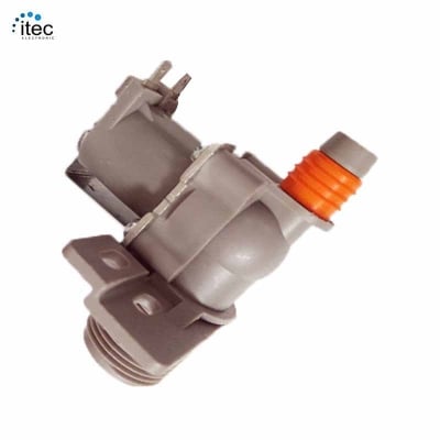 Single Water Inlet/feed Valve Grey compatible for SAMSUNG Top Load Washing Machine 2 Pin 220/230V Water Inlet Valve, for Samsung and LG Washing Machine, Solenoid Valve. Inlet valve. 12 VDC