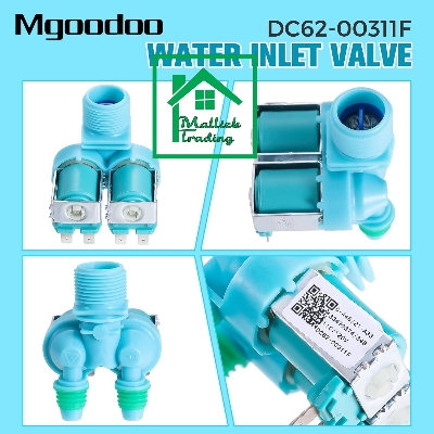 Samsung Water inlet Valve 2 Way. Washing Machine Water inlet valve. Solenoid Valve DC62-00311C. Double inlet valve 