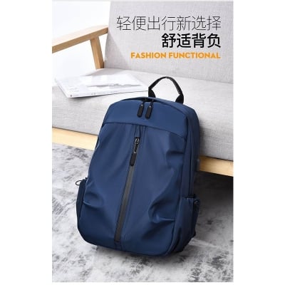 Picture of New Fashion Computer Backpack Men's Leisure Sports Business Travel Backpack (Dark blue)