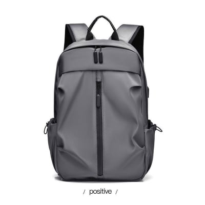 Picture of New Fashion Computer Backpack Men's Leisure Sports Business Travel Backpack (Light Ash)