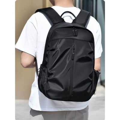 Picture of New Fashion Computer Backpack Men's Leisure Sports Business Travel Backpack (Black)