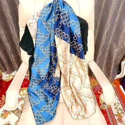 Picture of Printed Satin Silk Scarf - Spring and Autumn new sun protection printing lengthened shawl/Scarf for women (180*90cm) (LJD-029,One size fits all)