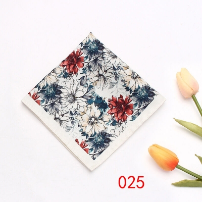 Picture of Men's Silk Luxury Handkerchief Paisley Suit Pocket Square - 28*28cm (1 PS) (Color : 025,Int: One size)