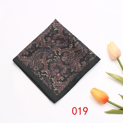 Picture of Men's Silk Luxury Handkerchief Paisley Suit Pocket Square - 28*28cm (1 PS) (Color : 019,Int: One size)
