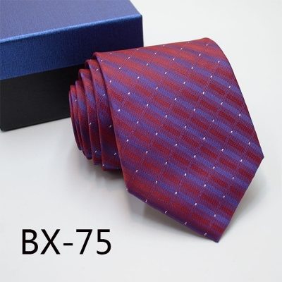 Picture of Elegant Classic Men's Multi-Color Business Necktie 8cm Width - No Box (BX-75,Int: One size)