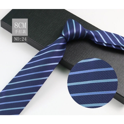 Picture of Elegant Classic Men's Multi-Color Business Necktie 8cm Width - No Box (No: 24,Int: One size)