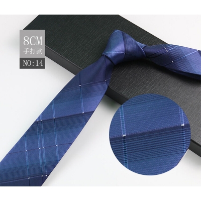 Picture of Elegant Classic Men's Multi-Color Business Necktie 8cm Width - No Box (A-03,Int: One size)