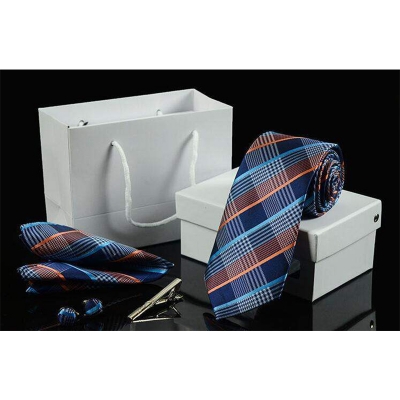 Picture of Men's Formal & Casual Polyester Silk Neck Tie 4 Item Set Box For Fashionable Outlook (K-03,Int: One size)