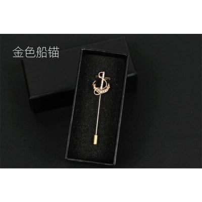 Picture of Anchor Lapel Pin Brooch For Men & Women (Gold)
