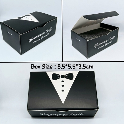 Picture of Men's Enamel Mini Sunglass Pin Brooch For Fashion Accessories (1Ps) (Golden Black (Big))