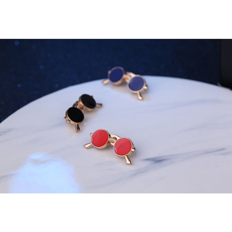 Picture of Men's Enamel Mini Sunglass Pin Brooch For Fashion Accessories (1Ps) (4p Mini Sunglass Set)