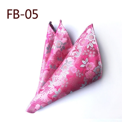 Picture of Men’s Luxury Paisley Pocket Square – Polyester Yarn Handkerchief for Suit & Blazer (25 x 25 cm, 1 Pc) (FB-05,Int: One size)