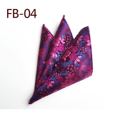 Picture of Men’s Luxury Paisley Pocket Square – Polyester Yarn Handkerchief for Suit & Blazer (25 x 25 cm, 1 Pc) (FB-04,Int: One size)