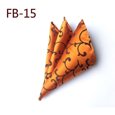 Picture of Men’s Luxury Paisley Pocket Square – Polyester Yarn Handkerchief for Suit & Blazer (25 x 25 cm, 1 Pc) (FB-15,Int: One size)