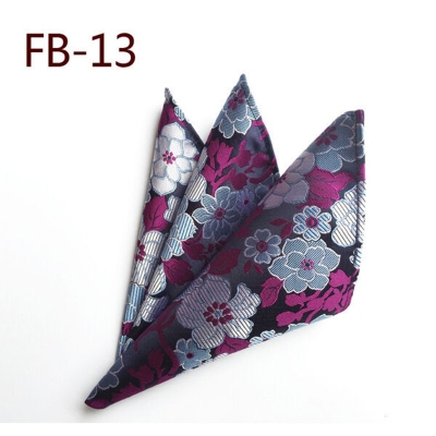 Picture of Men’s Luxury Paisley Pocket Square – Polyester Yarn Handkerchief for Suit & Blazer (25 x 25 cm, 1 Pc) (FB-13,Int: One size)