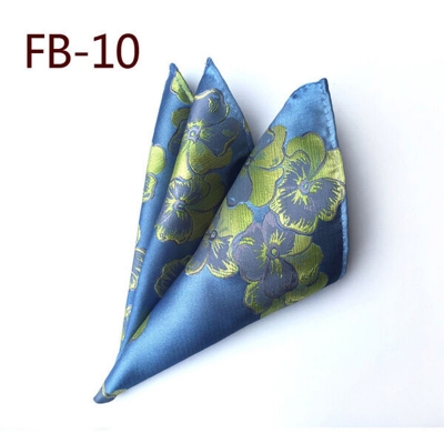 Picture of Men’s Luxury Paisley Pocket Square – Polyester Yarn Handkerchief for Suit & Blazer (25 x 25 cm, 1 Pc) (FB-10,Int: One size)