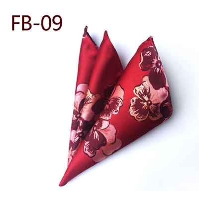 Picture of Men’s Luxury Paisley Pocket Square – Polyester Yarn Handkerchief for Suit & Blazer (25 x 25 cm, 1 Pc) (FB-09,Int: One size)