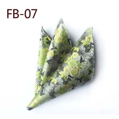 Picture of Men’s Luxury Paisley Pocket Square – Polyester Yarn Handkerchief for Suit & Blazer (25 x 25 cm, 1 Pc) (FB-07,Int: One size)