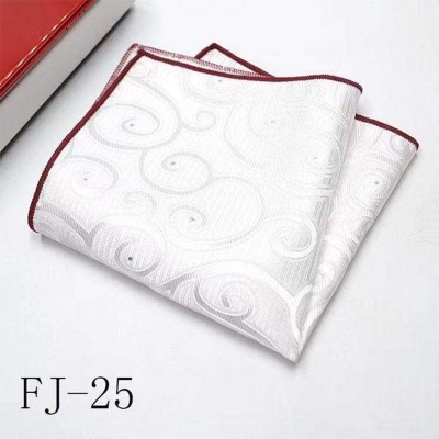 Picture of Men’s Luxury Paisley Pocket Square – Polyester Yarn Handkerchief for Suit & Blazer (25 x 25 cm, 1 Pc) (FJ-25,Int: One size)