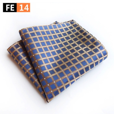 Picture of Men’s Luxury Paisley Pocket Square – Polyester Yarn Handkerchief for Suit & Blazer (25 x 25 cm, 1 Pc) (FE-14,Int: One size)