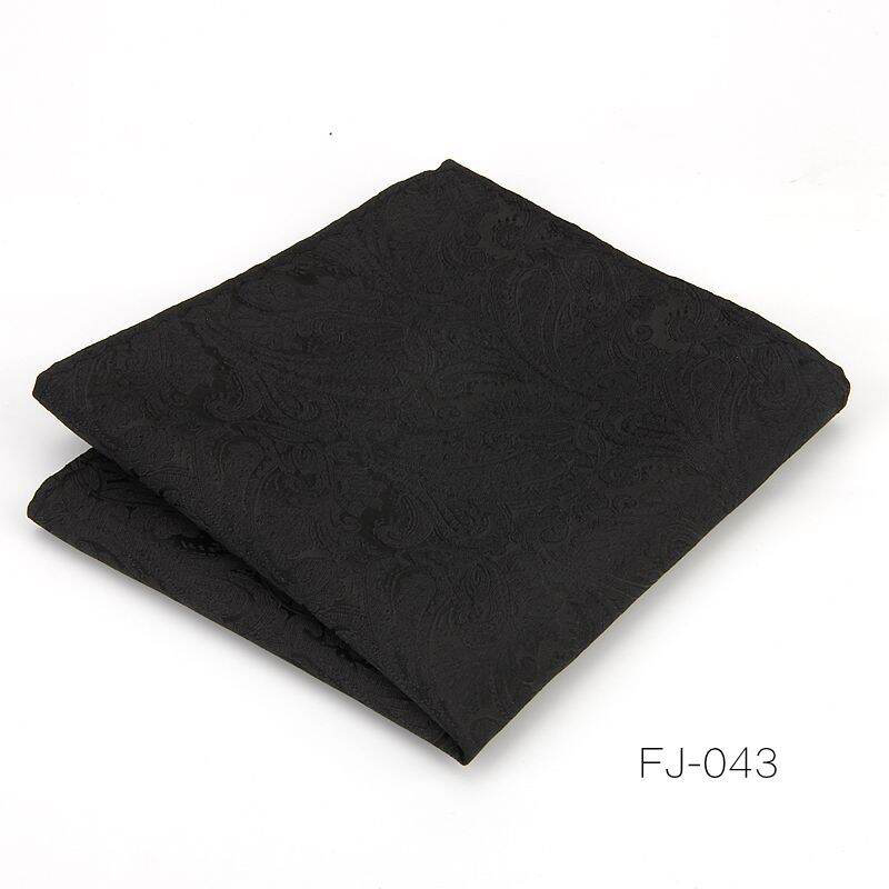 Picture of Men’s Luxury Paisley Pocket Square – Polyester Yarn Handkerchief for Suit & Blazer (25 x 25 cm, 1 Pc) (FJ-043,Int: One size)