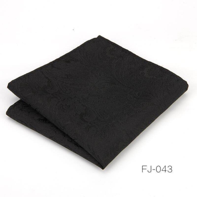 Picture of Men’s Luxury Paisley Pocket Square – Polyester Yarn Handkerchief for Suit & Blazer (25 x 25 cm, 1 Pc) (FJ-043,Int: One size)