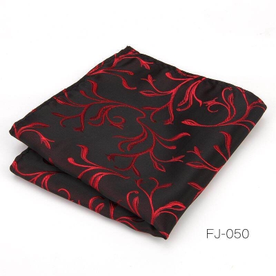 Picture of Men’s Luxury Paisley Pocket Square – Polyester Yarn Handkerchief for Suit & Blazer (25 x 25 cm, 1 Pc) (FJ-050,Int: One size)