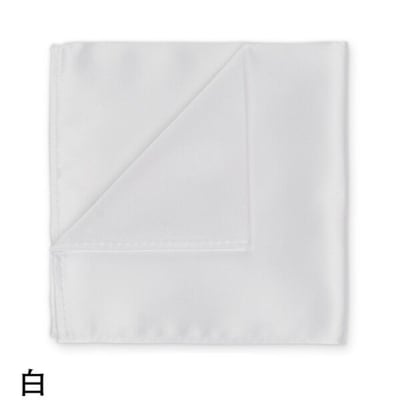 Picture of New Men Silk Satin Plain Color Pocket Square for Business Suit Accessories 22x22cm (White,M)