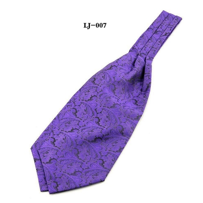 Picture of Men’s Fashionable Ascot Tie – Jacquard Shirt Scarf Neckwear (1 Pc) (LJ-007,Int: One size)