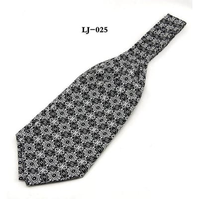 Picture of Men’s Fashionable Ascot Tie – Jacquard Shirt Scarf Neckwear (1 Pc) (L-25,Int: One size)