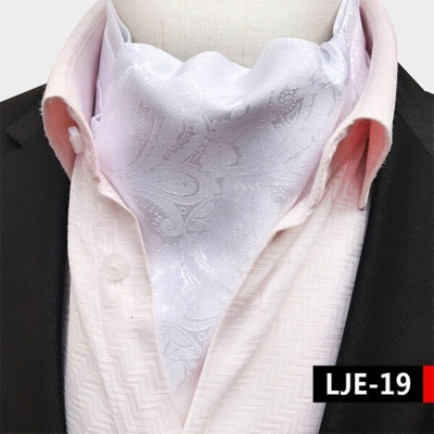 Picture of Men’s Fashionable Ascot Tie – Jacquard Shirt Scarf Neckwear (1 Pc) (LJE-19,Int: One size)