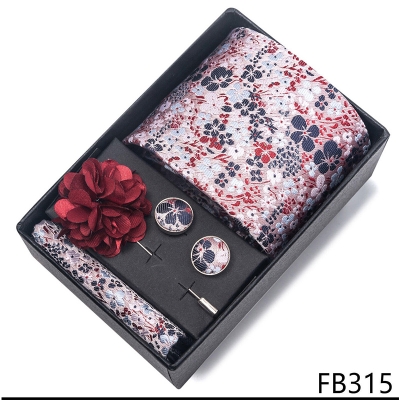 Picture of Men's Multicolor Fashionable Neck Tie - 4 items Set Box (1 Set) (FB315,Int: One size)
