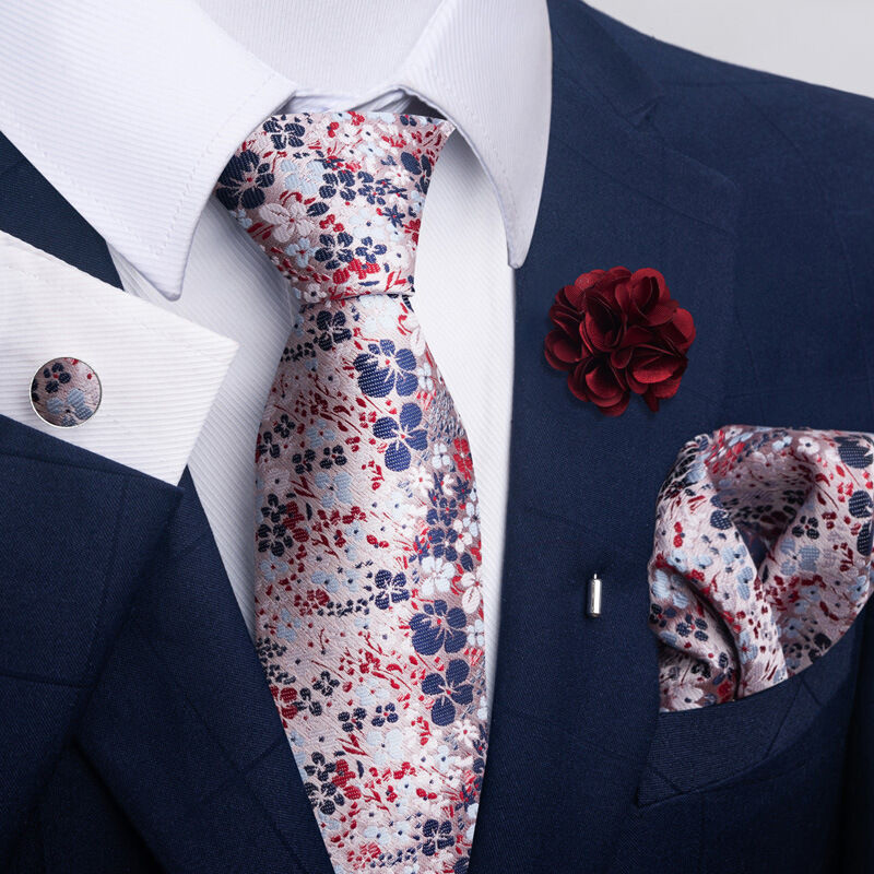 Picture of Men's Multicolor Fashionable Neck Tie - 4 items Set Box (1 Set) (FB315,Int: One size)