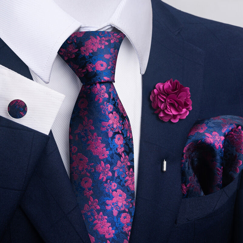 Picture of Men's Multicolor Fashionable Neck Tie - 4 items Set Box (1 Set) (FB313,Int: One size)